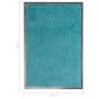 Washable cyan blue doormat 40x60 cm by vidaXL, Doormats - Ref: Foro24-323457, Price: 24,50 €, Discount: %