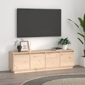 Solid pine wood TV stand 156x37x45 cm by , TV Furniture - Ref: Foro24-814394, Price: 151,90 €, Discount: %