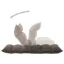 Klappbare Bodenliege aus taupegrauem Stoff von , Bodenstühle - Ref: Foro24-325244, Preis: 114,78 €, Rabatt: %