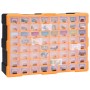Multi-drawer organizer with 64 drawers 52x16x37.5 cm by vidaXL, Toolboxes - Ref: Foro24-147579, Price: 53,26 €, Discount: %
