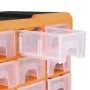 Multi-drawer organizer with 64 drawers 52x16x37.5 cm by vidaXL, Toolboxes - Ref: Foro24-147579, Price: 59,23 €, Discount: %