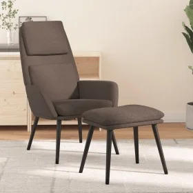 Relax armchair with taupe gray fabric footrest by , Armchairs - Ref: Foro24-3097777, Price: 129,02 €, Discount: %