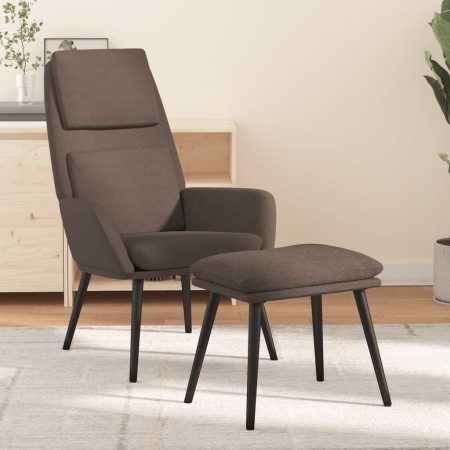 Relaxsessel mit Fußstütze aus taupegrauem Stoff von , Sessel - Ref: Foro24-3097777, Preis: 130,73 €, Rabatt: %