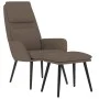 Relax armchair with taupe gray fabric footrest by , Armchairs - Ref: Foro24-3097777, Price: 129,02 €, Discount: %