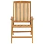 Liegestühle und Kissen 2 Stück massives Teakholz von , Gartenstühle - Ref: Foro24-3196446, Preis: 338,12 €, Rabatt: %