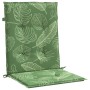 Low back chair cushions 2 units, leaf print fabric by , Cushions for chairs and sofas - Ref: Foro24-361331, Price: 47,57 €, D...