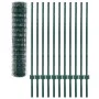 Euro green steel fence 20x1.2 m by , fence panels - Ref: Foro24-142812, Price: 141,85 €, Discount: %