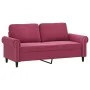 3-piece red velvet sofa set with cushions by , Sofas - Ref: Foro24-3202224, Price: 581,14 €, Discount: %