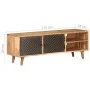 TV-Schrank aus massivem Akazienholz, 115 x 30 x 39 cm von vidaXL, TV-Möbel - Ref: Foro24-322665, Preis: 177,37 €, Rabatt: %