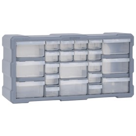 Multi-drawer organizer with 22 drawers 49x16x25.5 cm by vidaXL, Toolboxes - Ref: Foro24-147584, Price: 34,79 €, Discount: %