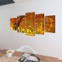 Dekoratives Leinwand-Set für die Wand, Wald mit Ahornbäumen, 100 x 50 cm. von , Poster, Drucke und visuelle Kunst - Ref: Foro...