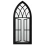 Black iron garden mirror for outdoor use 70x30 cm by , Mirrors - Ref: Foro24-318364, Price: 95,03 €, Discount: %