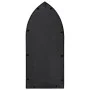 Black iron garden mirror for outdoor use 70x30 cm by , Mirrors - Ref: Foro24-318364, Price: 84,00 €, Discount: %