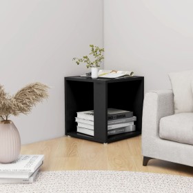 Beistelltisch aus schwarzem Sperrholz 33x33x34,5 cm von , Seitentische - Ref: Foro24-809009, Preis: 24,09 €, Rabatt: %