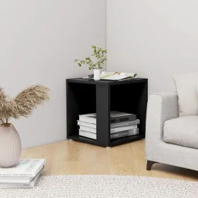 Side table made of black plywood, 33x33x34.5 cm by , Side tables - Ref: Foro24-809009, Price: 24,89 €, Discount: %