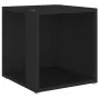Beistelltisch aus schwarzem Sperrholz 33x33x34,5 cm von , Seitentische - Ref: Foro24-809009, Preis: 24,89 €, Rabatt: %