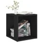 Beistelltisch aus schwarzem Sperrholz 33x33x34,5 cm von , Seitentische - Ref: Foro24-809009, Preis: 24,89 €, Rabatt: %