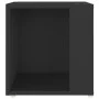Beistelltisch aus schwarzem Sperrholz 33x33x34,5 cm von , Seitentische - Ref: Foro24-809009, Preis: 24,89 €, Rabatt: %