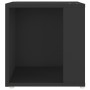 Mesa auxiliar madera contrachapada negro 33x33x34,5 cm de , Mesas auxiliares - Ref: Foro24-809009, Precio: 24,09 €, Descuento: %