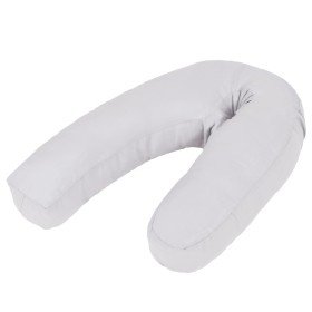J-shaped pregnancy pillow 54x(36-43) cm gray by , Nursing pillows - Ref: Foro24-132974, Price: 21,56 €, Discount: %