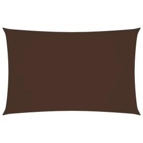 Rectangular brown Oxford fabric sail awning 2x5 m by , Umbrellas - Ref: Foro24-135809, Price: 39,28 €, Discount: %
