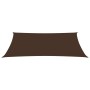 Rectangular brown Oxford fabric sail awning 2x5 m by , Umbrellas - Ref: Foro24-135809, Price: 40,06 €, Discount: %
