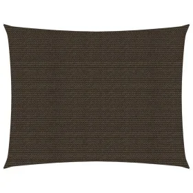 Brown HDPE sail shade 160 g/m² 6x7 m by , Umbrellas - Ref: Foro24-311799, Price: 76,25 €, Discount: %