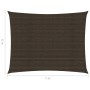 Brown HDPE sail shade 160 g/m² 6x7 m by , Umbrellas - Ref: Foro24-311799, Price: 73,17 €, Discount: %