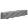 Pflanzbeet Stahl Pulverbeschichtung grau 224x40x36 cm von , Töpfe und Pflanzgefäße - Ref: Foro24-318874, Preis: 54,12 €, Raba...