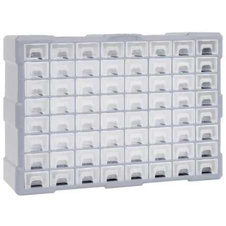 Multi-Schubladen-Organizer mit 64 Schubladen 52x16x37,5 cm von vidaXL, Werkzeugkästen - Ref: Foro24-147580, Preis: 55,09 €, R...