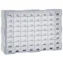 Multi-drawer organizer with 64 drawers 52x16x37.5 cm by vidaXL, Toolboxes - Ref: Foro24-147580, Price: 60,46 €, Discount: %