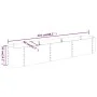 Pflanzbeet Stahl Pulverbeschichtung grau 224x40x36 cm von , Töpfe und Pflanzgefäße - Ref: Foro24-318874, Preis: 56,80 €, Raba...