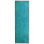 Felpudo lavable azul cian 60x180 cm de vidaXL, Felpudos - Ref: Foro24-323459, Precio: 61,76 €, Descuento: %