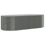 Steel powder-coated gray planter raised bed 249x100x68 cm by , Pots and planters - Ref: Foro24-319064, Price: 105,27 €, Disco...