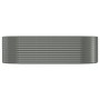 Steel powder-coated gray planter raised bed 249x100x68 cm by , Pots and planters - Ref: Foro24-319064, Price: 105,27 €, Disco...