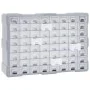 Multi-drawer organizer with 64 drawers 52x16x37.5 cm by vidaXL, Toolboxes - Ref: Foro24-147580, Price: 60,46 €, Discount: %
