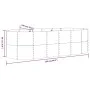 Pflanzbeet pulverbeschichteter Stahl anthrazit 249x100x68cm von , Töpfe und Pflanzgefäße - Ref: Foro24-319066, Preis: 146,02 ...