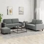 3-piece dark gray fabric sofa set by , Sofas - Ref: Foro24-3201891, Price: 549,59 €, Discount: %