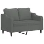 Three-piece dark gray fabric sofa set with cushions by , Sofas - Ref: Foro24-3201811, Price: 447,55 €, Discount: %