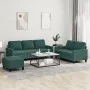 Sofagarnitur mit 3 Stück dunkelgrünen Samtkissen von , Sofas - Ref: Foro24-3201528, Preis: 535,41 €, Rabatt: %
