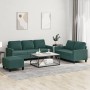 Sofagarnitur mit 3 Stück dunkelgrünen Samtkissen von , Sofas - Ref: Foro24-3201528, Preis: 544,80 €, Rabatt: %