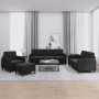4-teilige Sofagarnitur schwarzer Samt von , Sofas - Ref: Foro24-3201949, Preis: 657,85 €, Rabatt: %