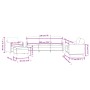 4-teilige Sofagarnitur schwarzer Samt von , Sofas - Ref: Foro24-3201949, Preis: 657,85 €, Rabatt: %