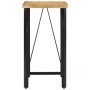 Stehtisch aus Eisen und massivem Mangoholz 55x55x107 cm von , Küchen- und Esstische - Ref: Foro24-356380, Preis: 221,72 €, Ra...