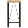 Tall iron and solid mango wood high table 55x55x107 cm by , Kitchen and dining tables - Ref: Foro24-356380, Price: 217,26 €, ...