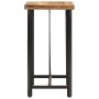Stehtisch aus Eisen und massivem Mangoholz 55x55x107 cm von , Küchen- und Esstische - Ref: Foro24-356380, Preis: 221,72 €, Ra...