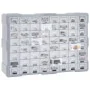 Multi-drawer organizer with 64 drawers 52x16x37.5 cm by vidaXL, Toolboxes - Ref: Foro24-147580, Price: 60,46 €, Discount: %