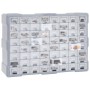 Multi-Schubladen-Organizer mit 64 Schubladen 52x16x37,5 cm von vidaXL, Werkzeugkästen - Ref: Foro24-147580, Preis: 55,09 €, R...