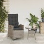 Gartensessel mit synthetischen Rattankissen grau von , Gartenstühle - Ref: Foro24-365259, Preis: 119,83 €, Rabatt: %