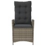Gartensessel mit synthetischen Rattankissen grau von , Gartenstühle - Ref: Foro24-365259, Preis: 119,83 €, Rabatt: %